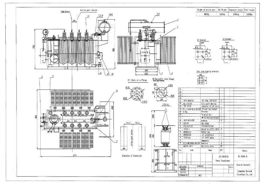 10 MVA main power transformer diagram 10 MVA main power transformer diagram